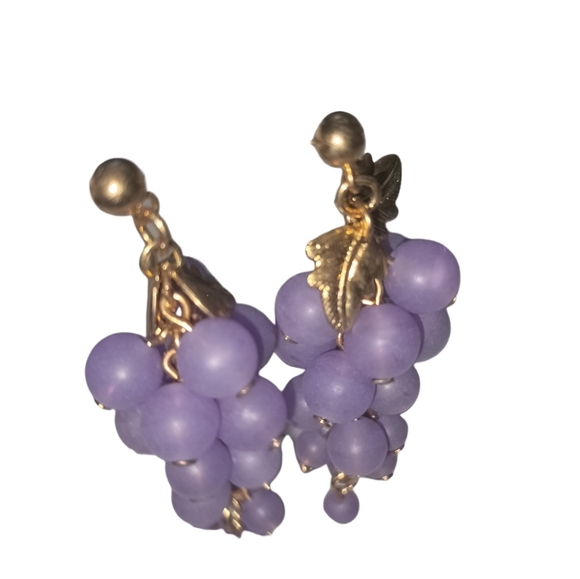 Vintage Grape earring set 🍇 - Picture 6 of 11